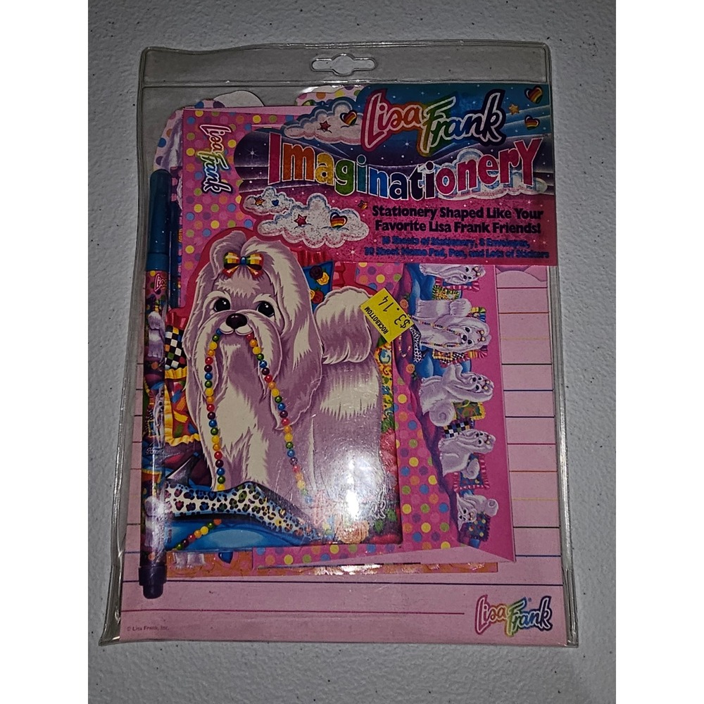 Vintage Lisa Frank Stationery Set Sealed Princess Pearls Imaginationery 90s